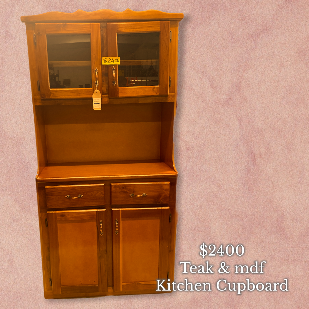 Teak Mini Kitchen Cupboard